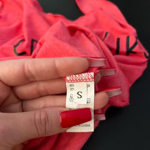 Coral funny tank top size small - Picture 2 of 2